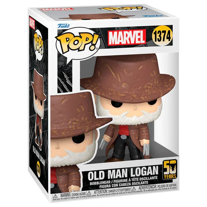 Funko Pop! Marvel Wolverine 50th Anniversary Old Man Logan - Figura da Collezione Vinyl Nerdscape