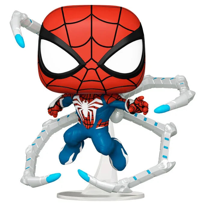 Funko Pop! Marvel Spiderman 2 Peter Parker Advanced Suit 2.0 - Figura da Collezione Vinyl Nerdscape