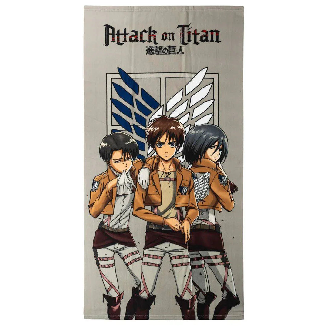 Attack on Titan microfibre beach towel Nerdscape