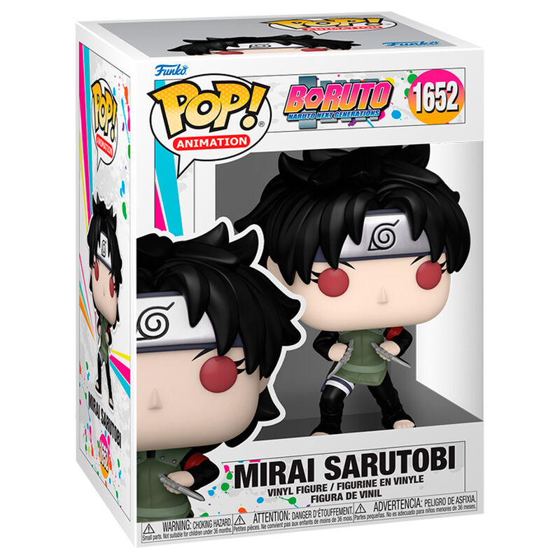 Funko Pop! Boruto Mirai Sarutobi - Figura da Collezione Vinyl Nerdscape