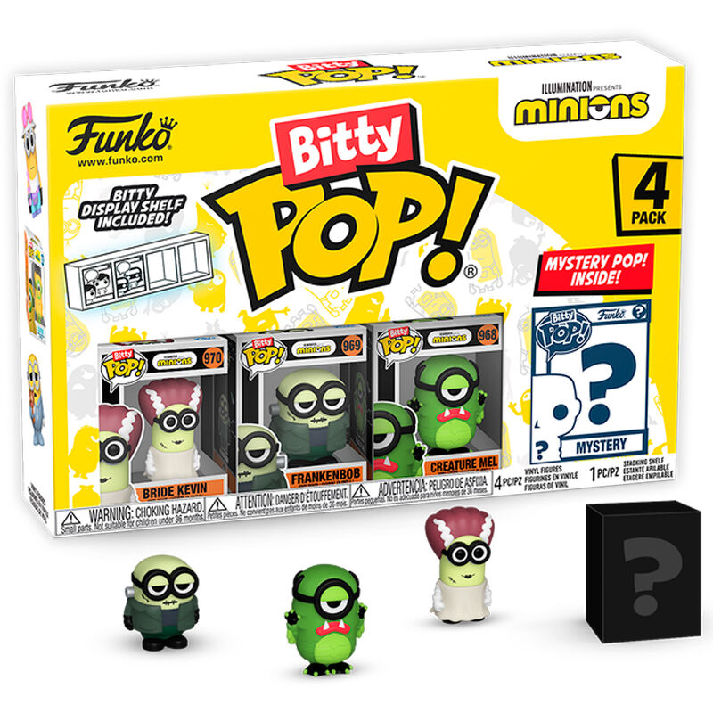 Funko Pop! Minions Serie 2 Bitty POP 4 Figure - Figura da Collezione Vinyl - Nerdscape Nerdscape