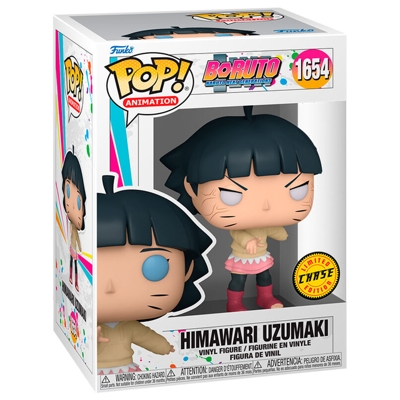 Funko Pop! Boruto Himawari Uzumaki 5 + 1 Chase - Figura da Collezione Vinyl Nerdscape