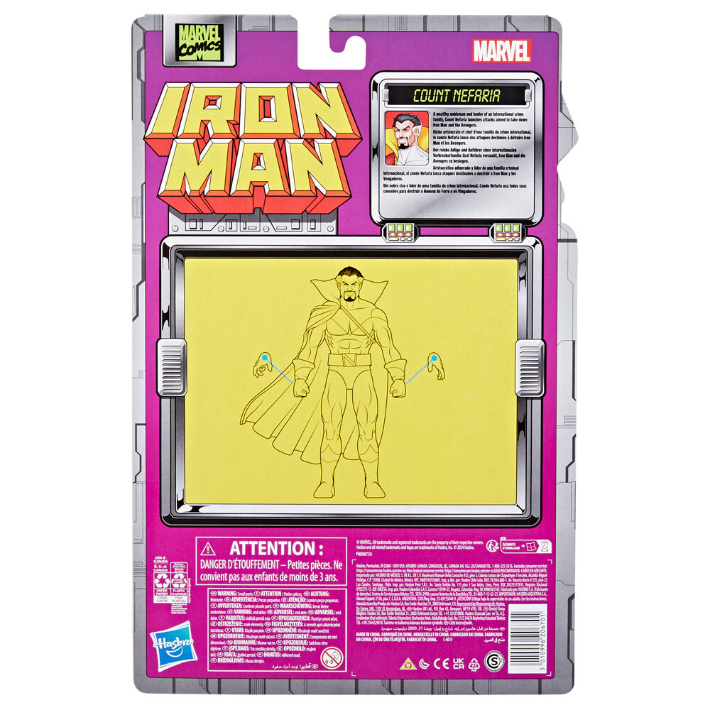 Marvel Iron Man Count Nefaria Figura da Collezione 15cm - Nerdscape Nerdscape