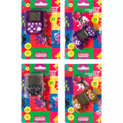 Retro Mini Console Keychain 23 Classic Games - Nerdscape Nerdscape