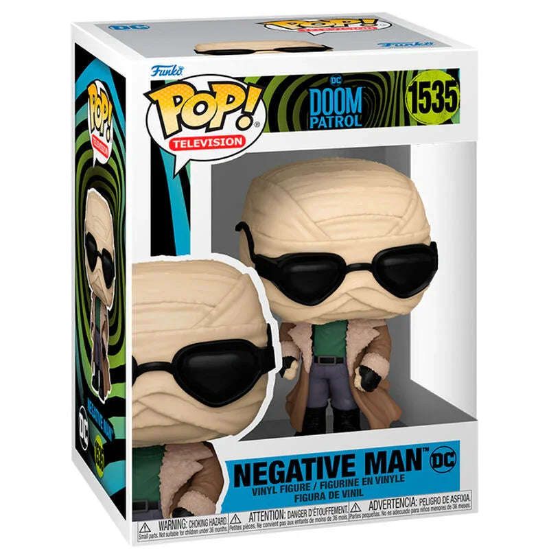 Funko Pop! DC Comics Doom Patrol Negative Man - Figura da Collezione Vinyl Nerdscape