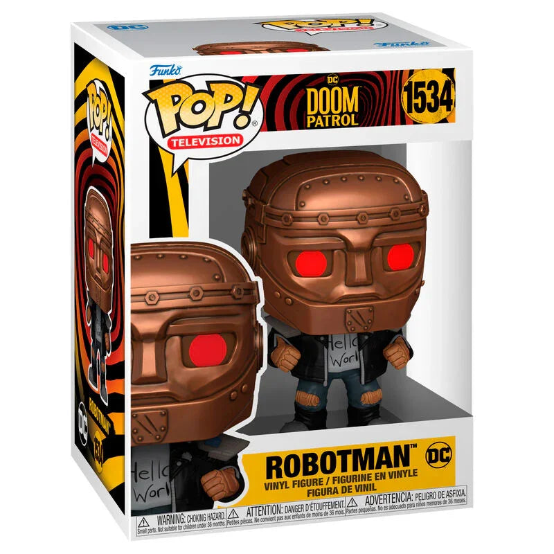 Funko Pop! DC Comics Doom Patrol Robotman - Figura da Collezione Vinyl Nerdscape