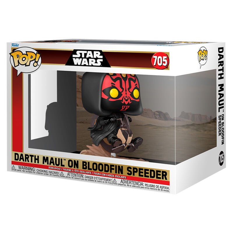 POP figure Rides Deluxe Star Wars Darth Maul On Bloodfin Speeder - Nerdscape