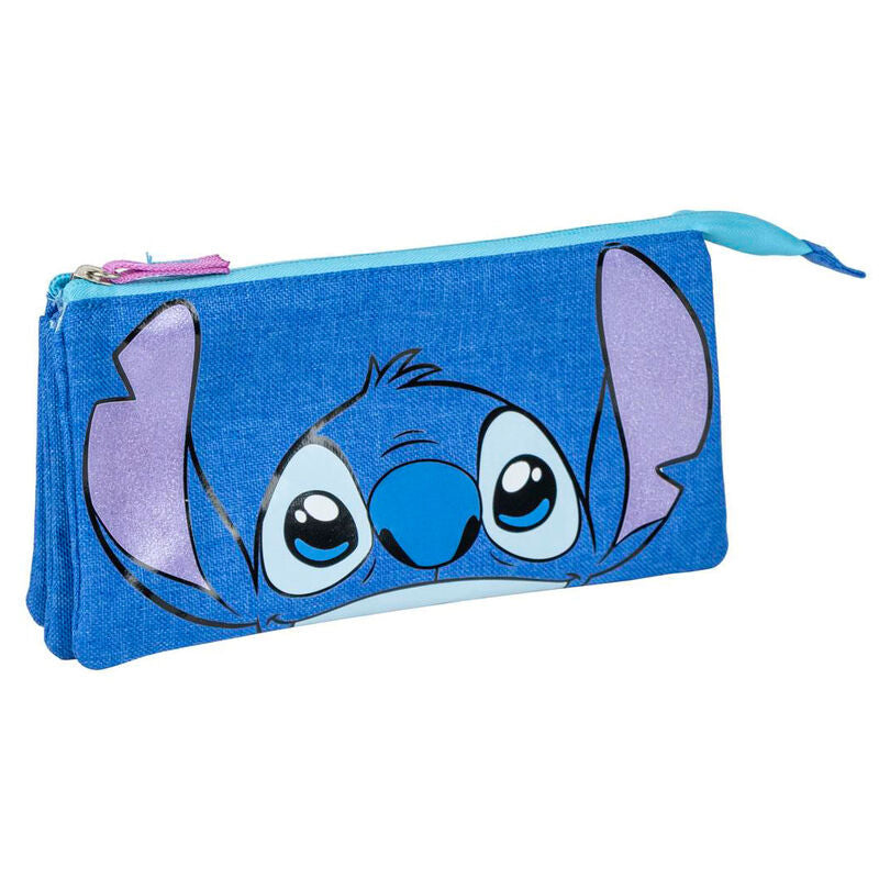 Disney Stitch triple pencil case Nerdscape