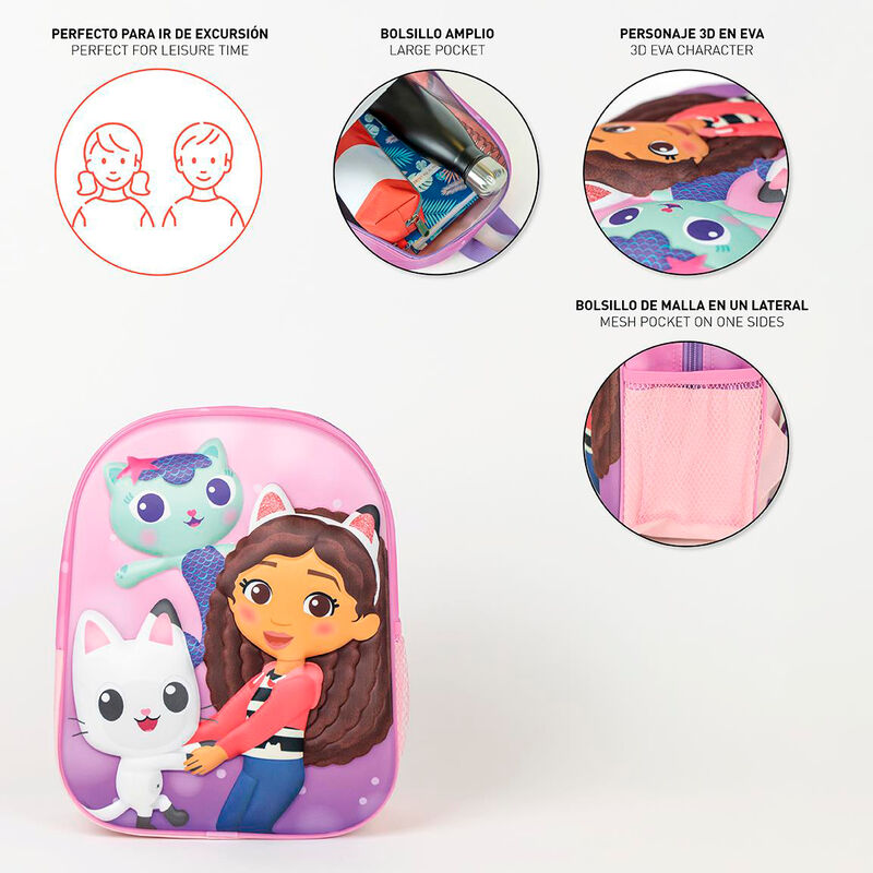 Gabbys Dolls House 3D backpack 31cm Nerdscape