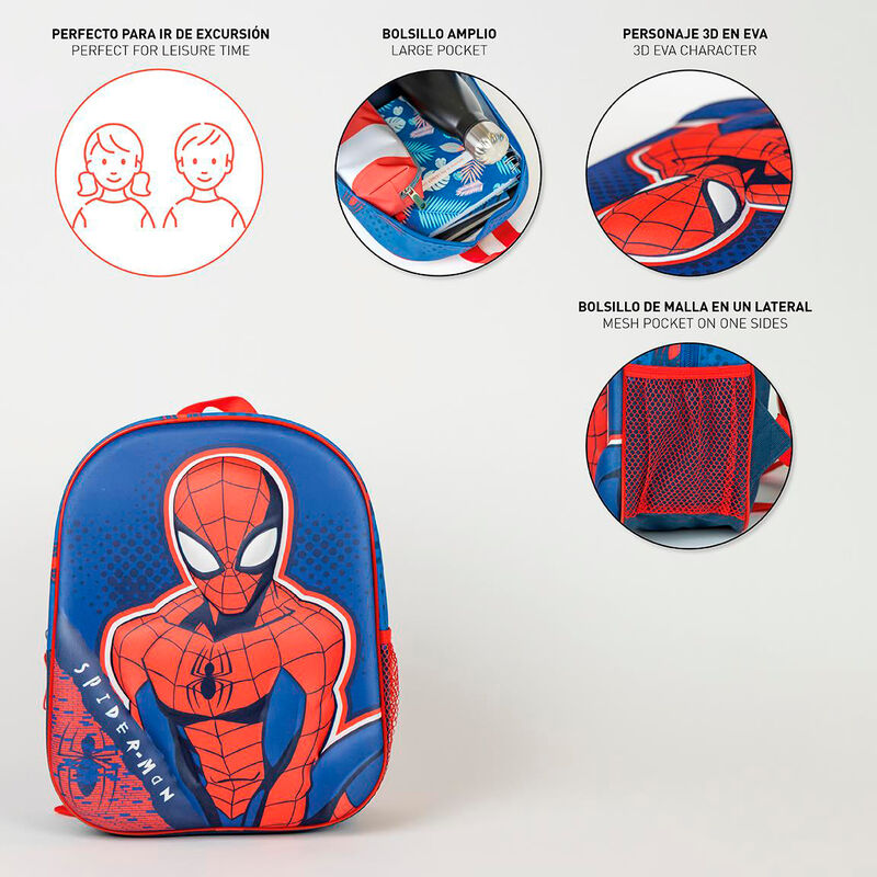 Marvel Spiderman 3D backpack 31cm Nerdscape