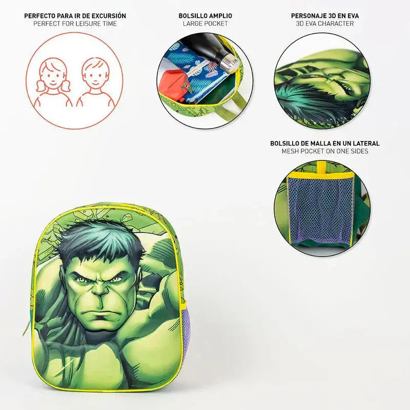 Marvel Avengers Hulk backpack 31cm Nerdscape