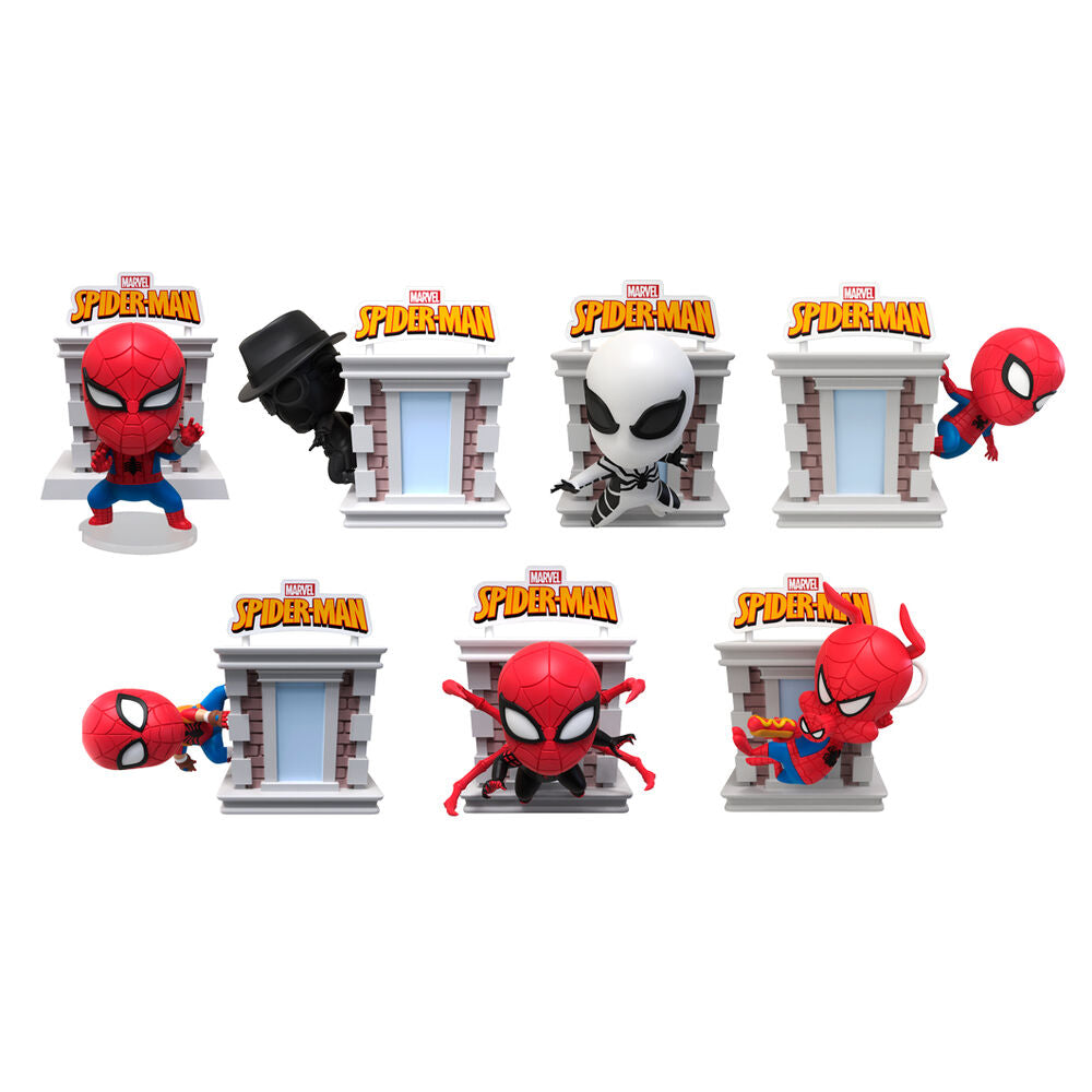 Marvel Spiderman Tower Hero Box assorted surprise figure