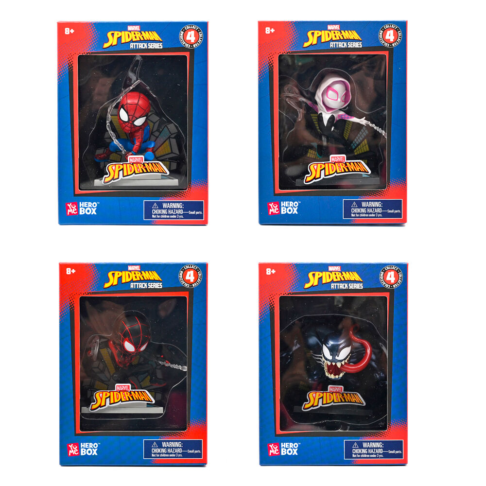 Marvel Spiderman Hero Box assorted figures