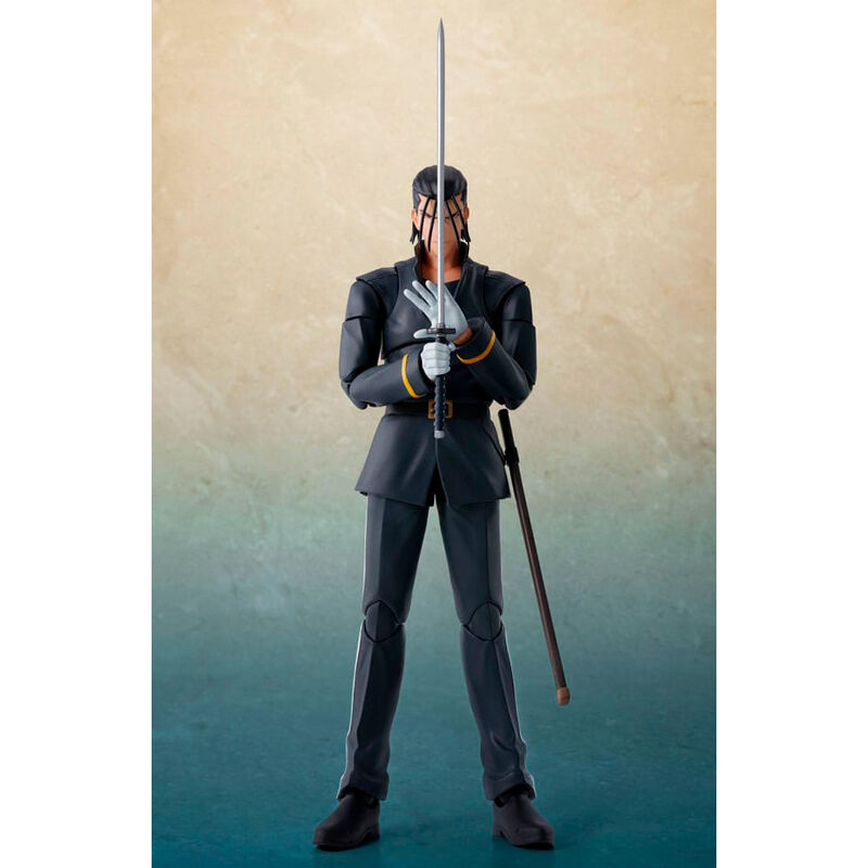 H.Figuarts Hajime Saito Rurouni Kenshin Meiji Swordsman Romantic Story - Figura da Collezione Nerdscape Nerdscape