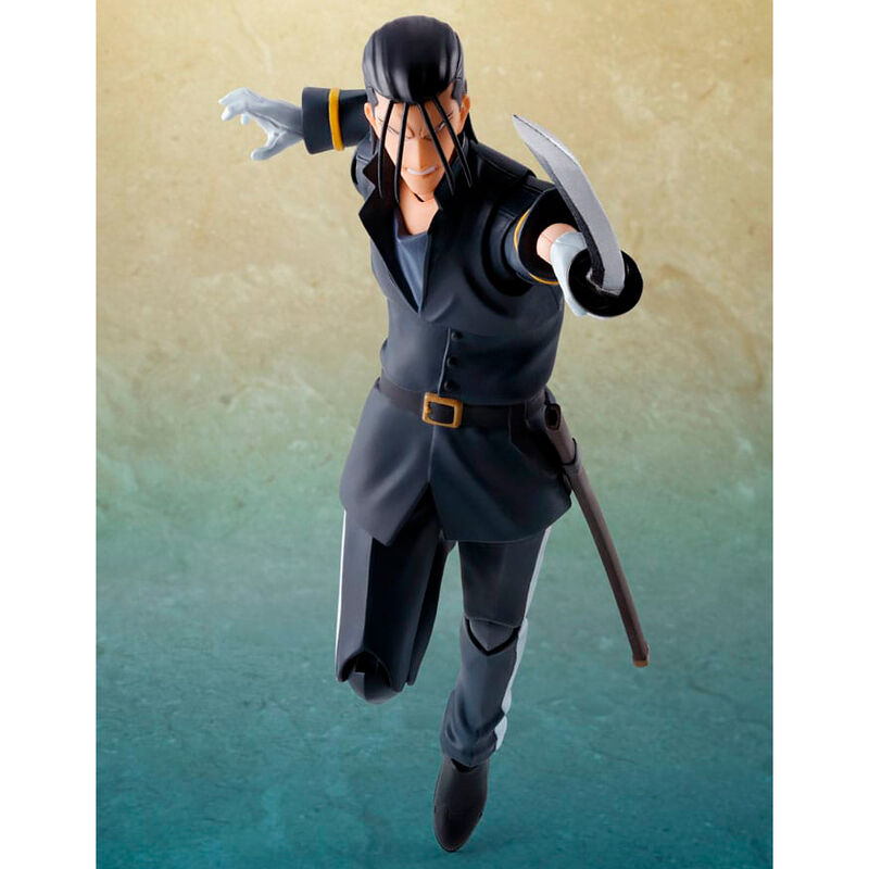 H.Figuarts Hajime Saito Rurouni Kenshin Meiji Swordsman Romantic Story - Figura da Collezione Nerdscape Nerdscape