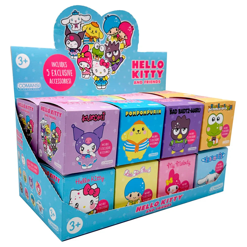 Hello Kitty Kuromi Friends Figura da Collezione 6cm - Nerdscape Nerdscape