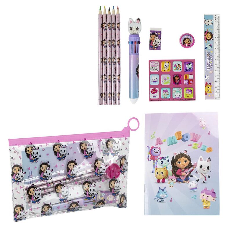 Gabbys Dollhouse stationary set Nerdscape