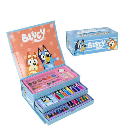 Bluey colouring stationery case Nerdscape