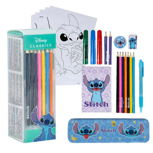 Ensemble de papeterie à colorier Disney Stitch