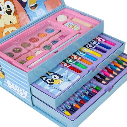 Bluey colouring stationery case Nerdscape