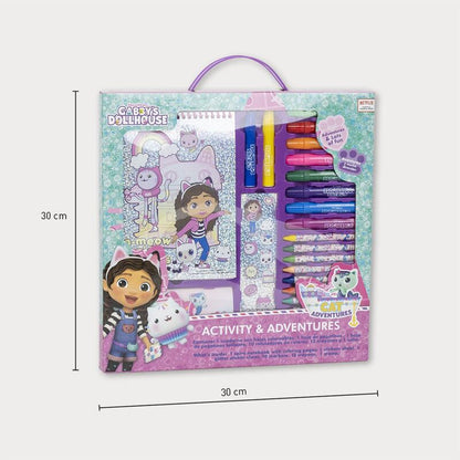Gabbys Dollhouse colouring stationery set Nerdscape