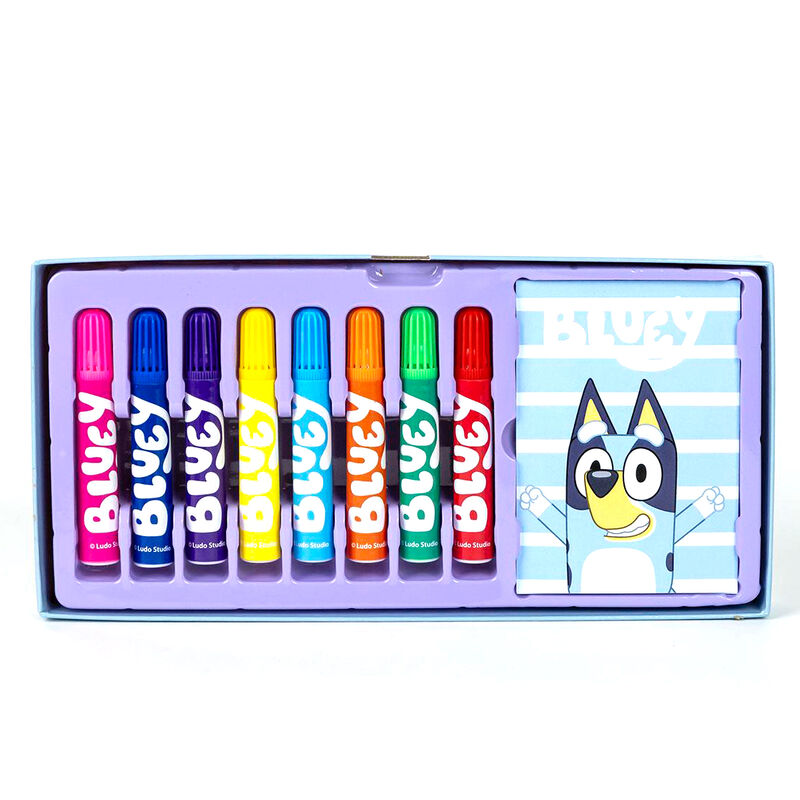 Bluey colouring stationery case Nerdscape
