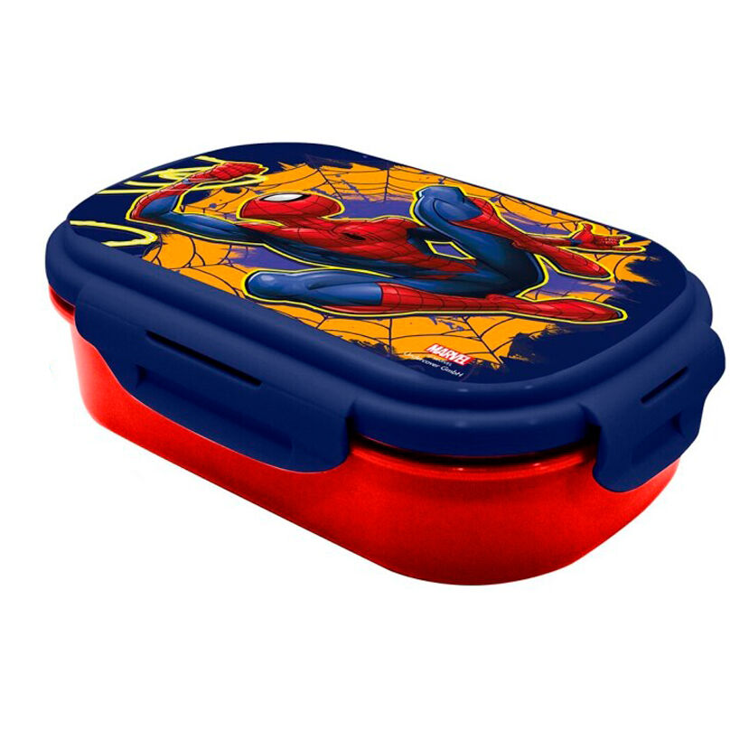 Spiderman Marvel lunch box + cutlery Nerdscape