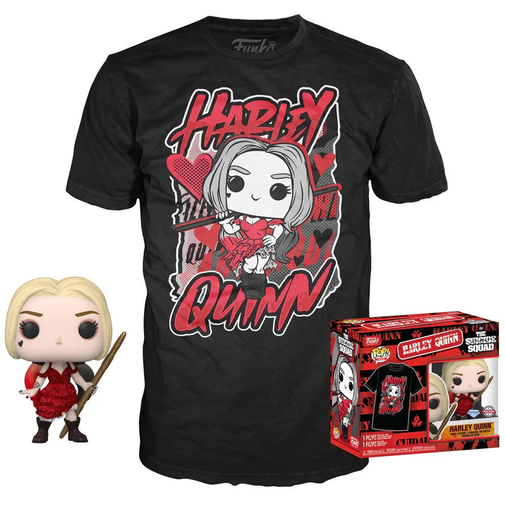 Set figure POP & Tee DC Comics Escuadron Suicida Harley Quinn Nerdscape