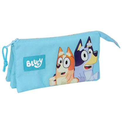 Bluey triple pencil case Nerdscape