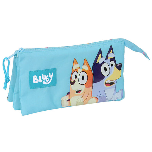 Bluey triple pencil case Nerdscape