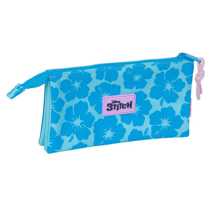 Disney Stitch Hawaii triple pencil case Nerdscape