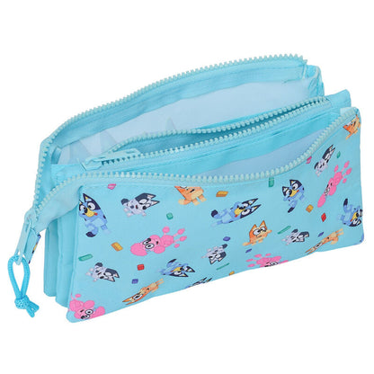 Bluey triple pencil case Nerdscape