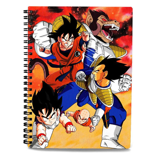 Dragon Ball Z Goku vs Vegeta A2 notebook Nerdscape