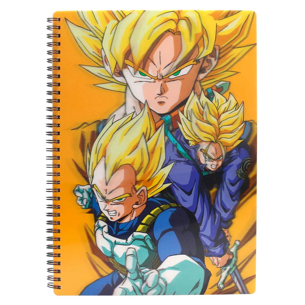 Dragon Ball Z Saiyans A4 notebook Nerdscape