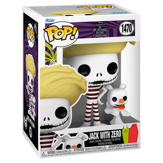 Figurine POP Disney L'Étrange Noël de Monsieur Jack avec Zero