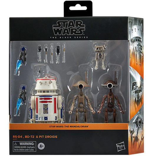 Star Wars The Black Series R5-D4 e Pit Droids Figura da Collezione 15cm - Nerdscape Nerdscape