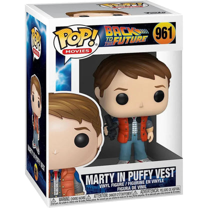 POP figure Back To The Future Doc Marty in Puffy Vest Nerdscape