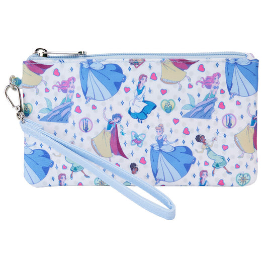 Loungefly Disney Princess Manga nylon pouch wristlet Nerdscape