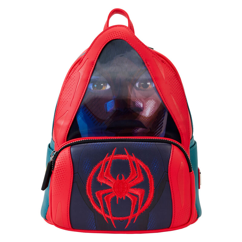 Loungefly Marvel Spider-Verse Miles Morales Hoodie backpack 26cm Nerdscape