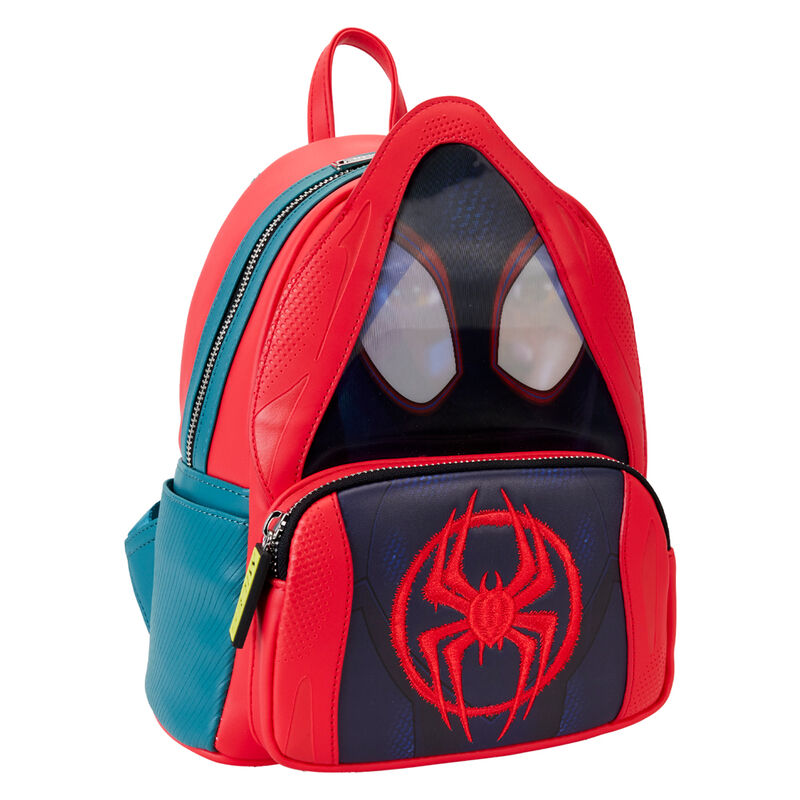 Loungefly Marvel Spider-Verse Miles Morales Hoodie backpack 26cm Nerdscape
