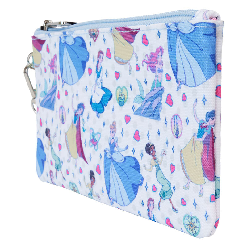 Loungefly Disney Princess Manga nylon pouch wristlet Nerdscape