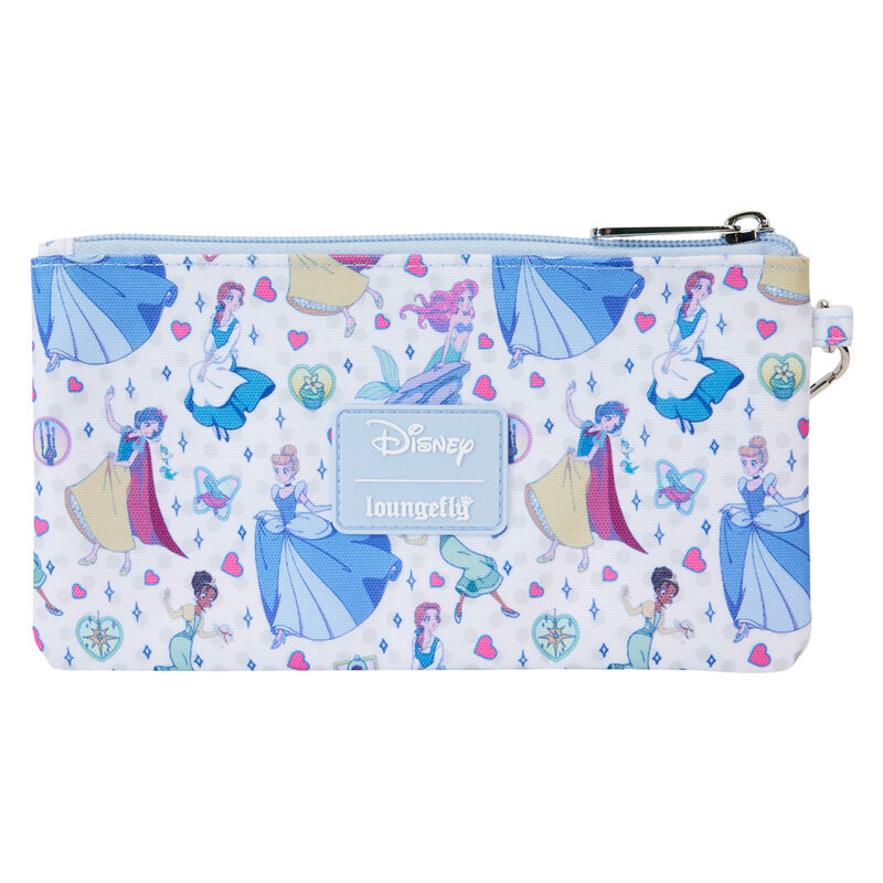 Loungefly Disney Princess Manga nylon pouch wristlet Nerdscape