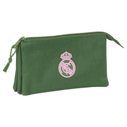 Real Madrid green triple pencil case Nerdscape