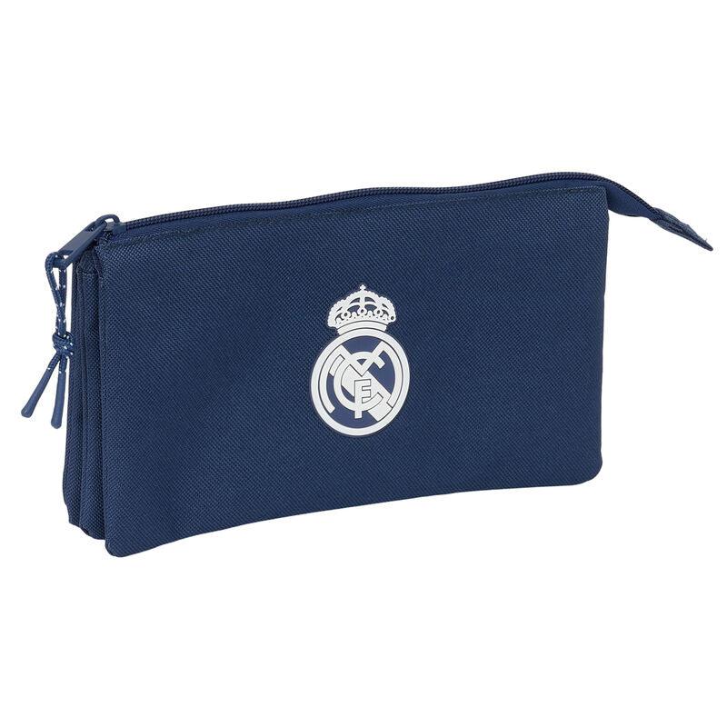 Real Madrid navy blue triple pencil case Nerdscape
