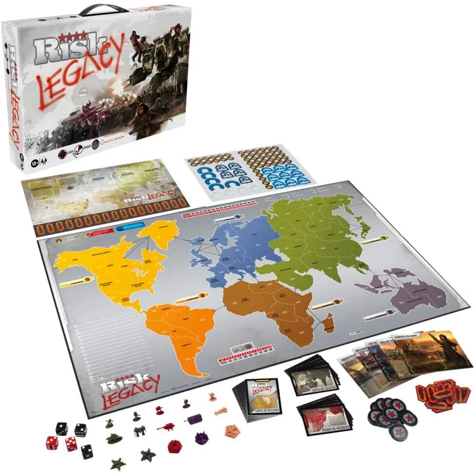 Risk Legacy Edizione Spagnola - Gioco da Collezione - Nerdscape Nerdscape