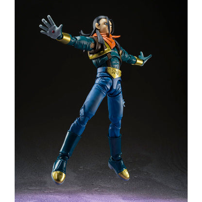 SH Figuarts Super Android 17 Dragon Ball GT Figura da Collezione - Nerdscape Nerdscape