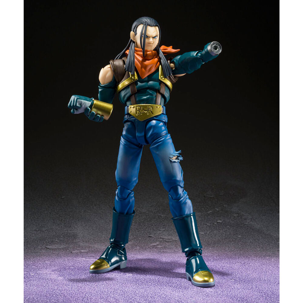 SH Figuarts Super Android 17 Dragon Ball GT Figura da Collezione - Nerdscape Nerdscape