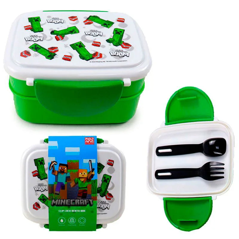 Minecraft TNT lunch box + cutlery Nerdscape