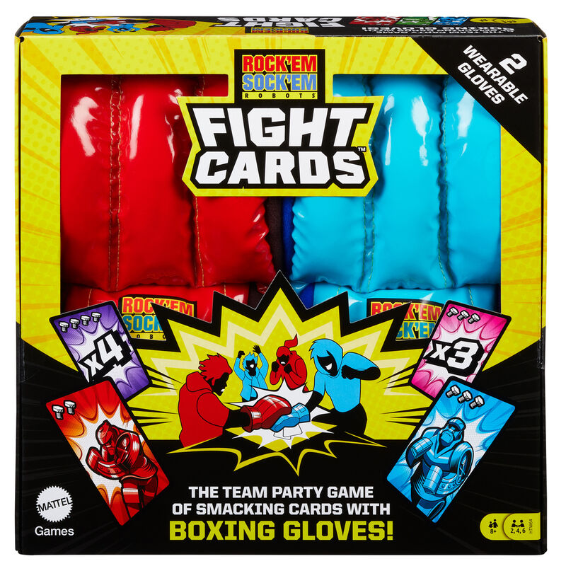 Rock Em Sock Em Robots Fight Cards board game Nerdscape