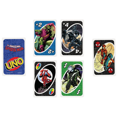 Marvel Spiderman UNO card game Nerdscape